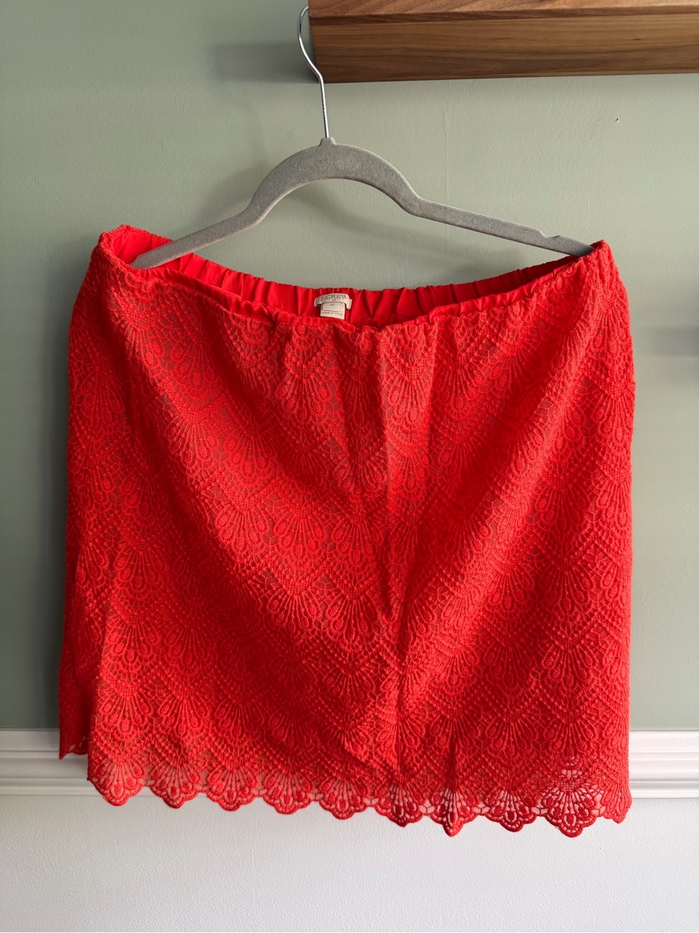 J. Crew Lace Skirt